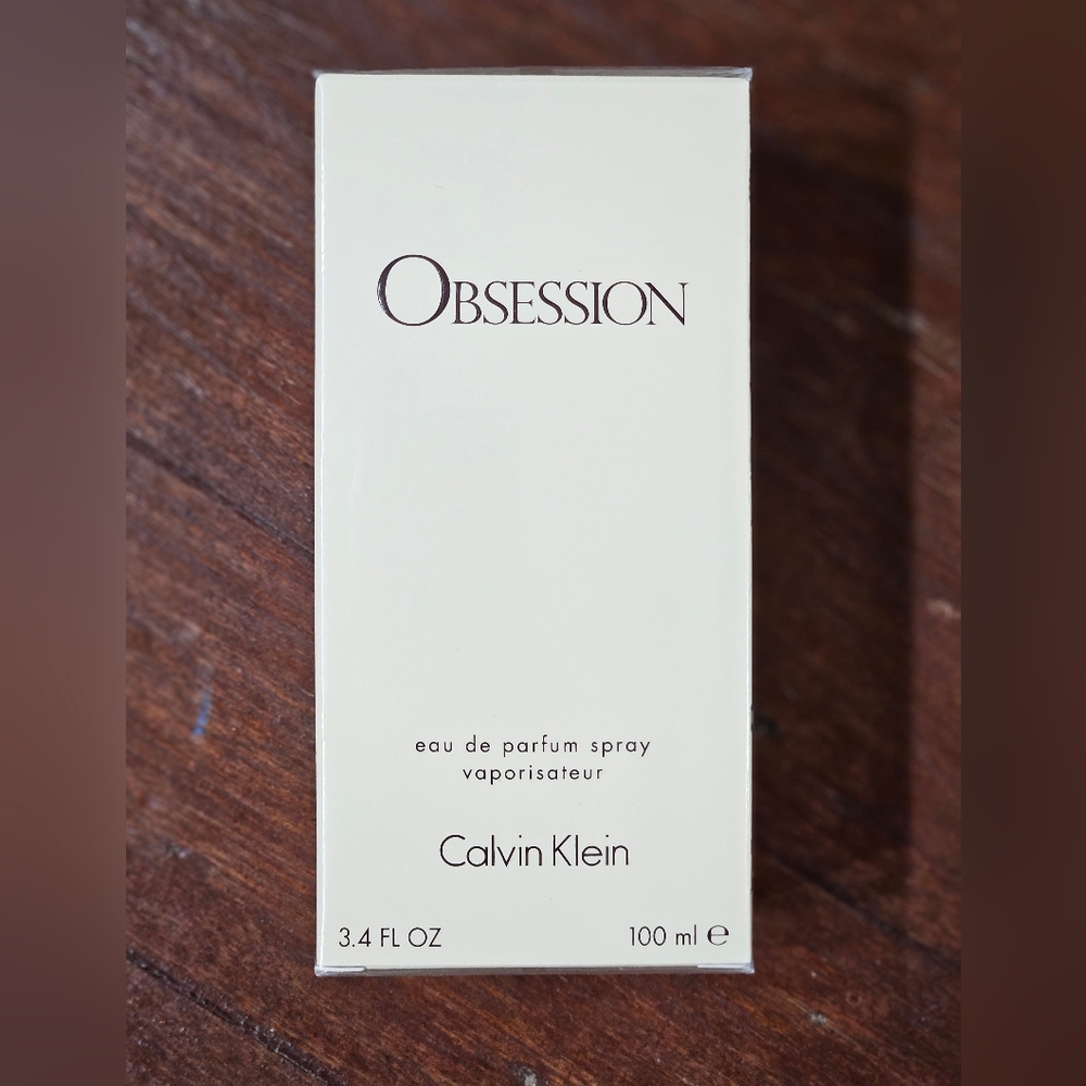 Calvin Klein 100 ML (3.4 Ounces) Obsession Eau de Parfum in Cream Box